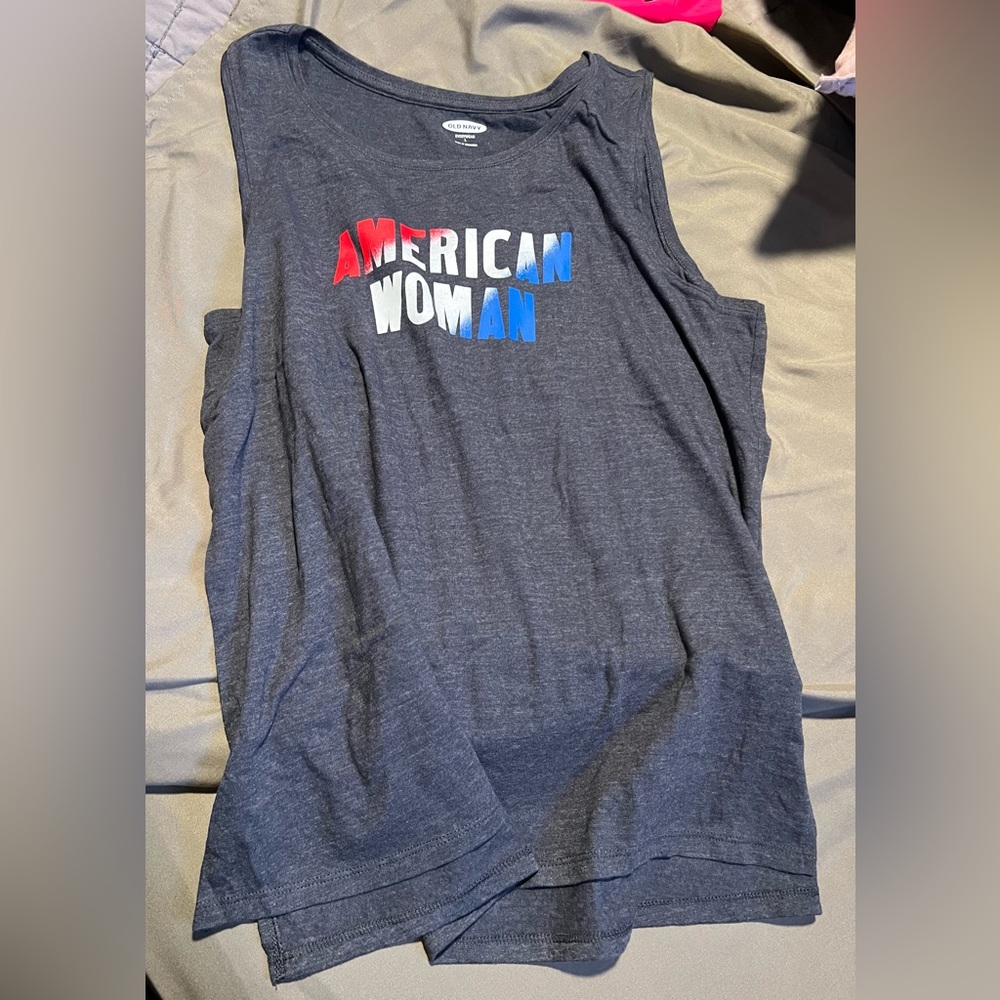AMERICAN WOMAN TANK TOP